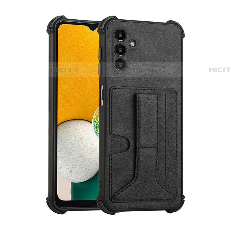 Funda Lujo Cuero Carcasa Y01B para Samsung Galaxy A04s Negro