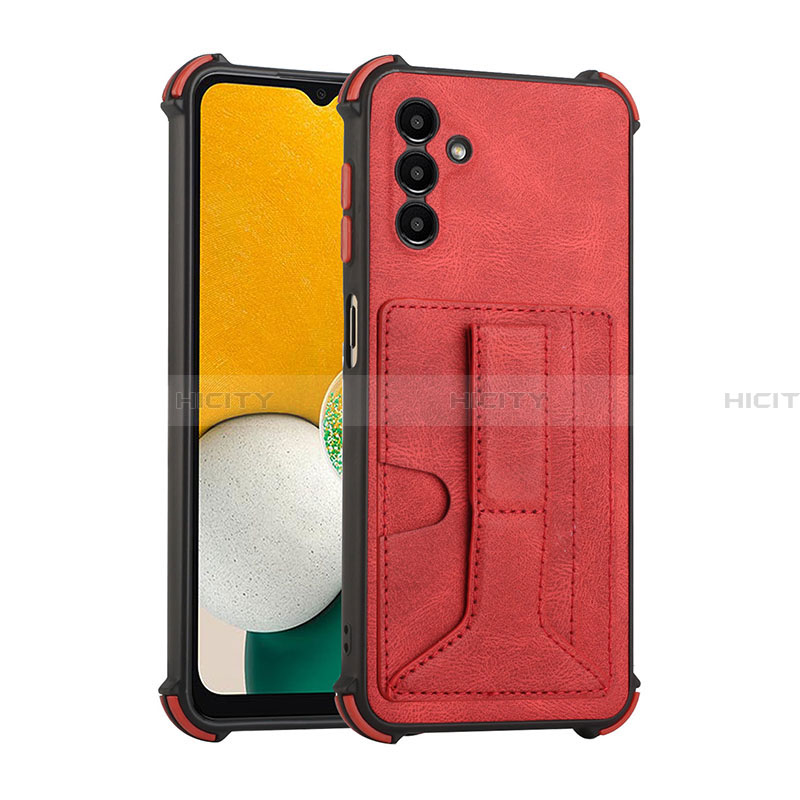 Funda Lujo Cuero Carcasa Y01B para Samsung Galaxy A13 5G Rojo