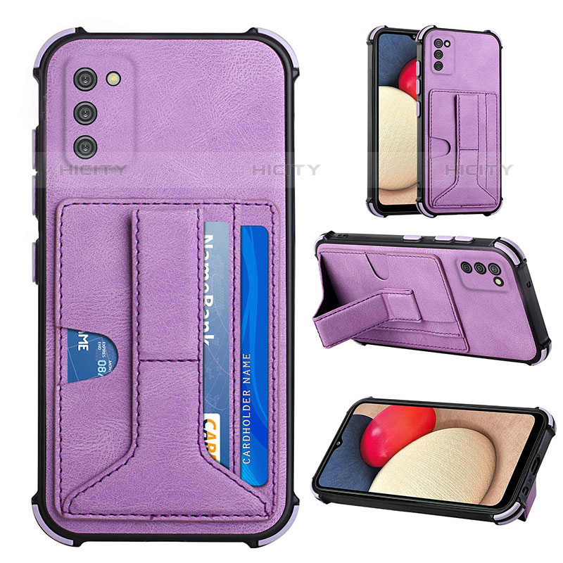 Funda Lujo Cuero Carcasa Y01B para Samsung Galaxy M02s