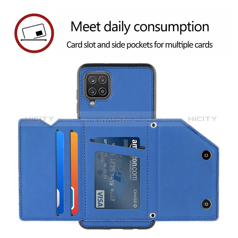 Funda Lujo Cuero Carcasa Y01B para Samsung Galaxy M12