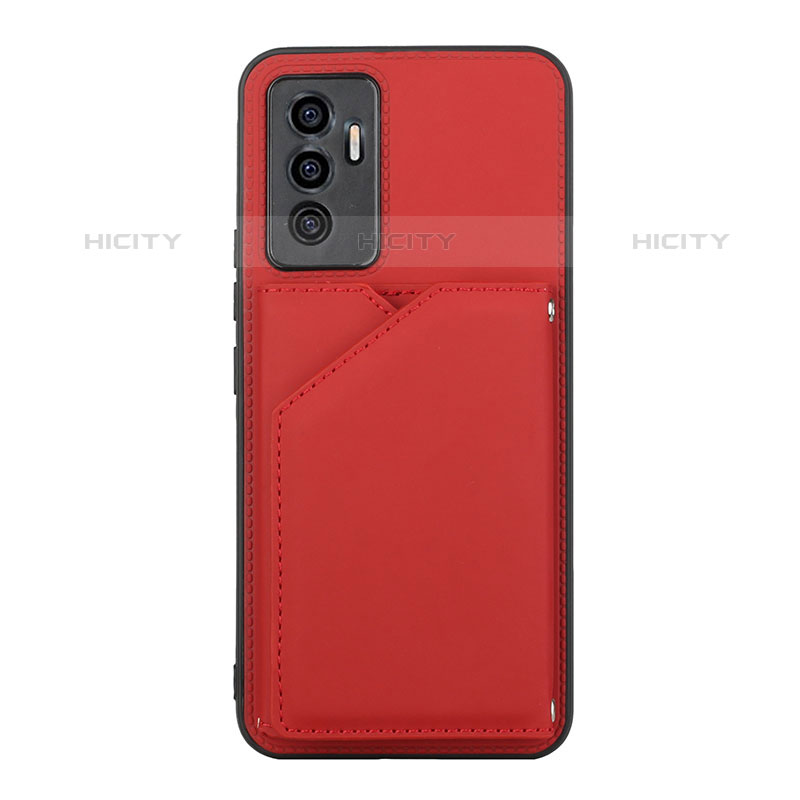 Funda Lujo Cuero Carcasa Y01B para Vivo V23e