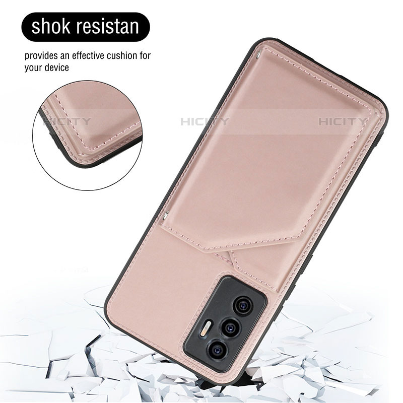 Funda Lujo Cuero Carcasa Y01B para Vivo V23e 5G