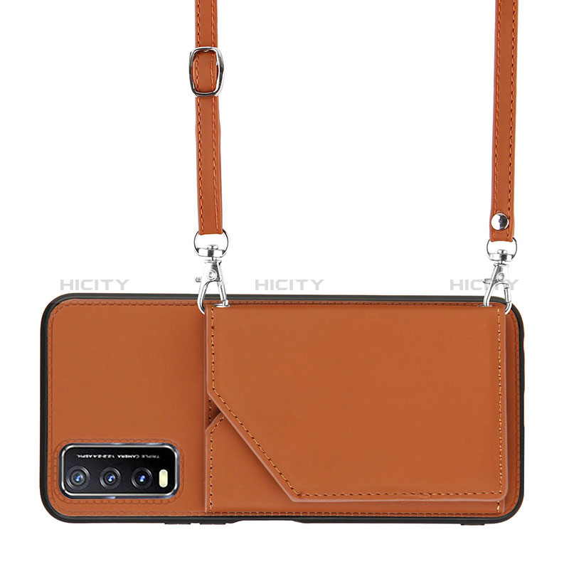 Funda Lujo Cuero Carcasa Y01B para Vivo Y30g