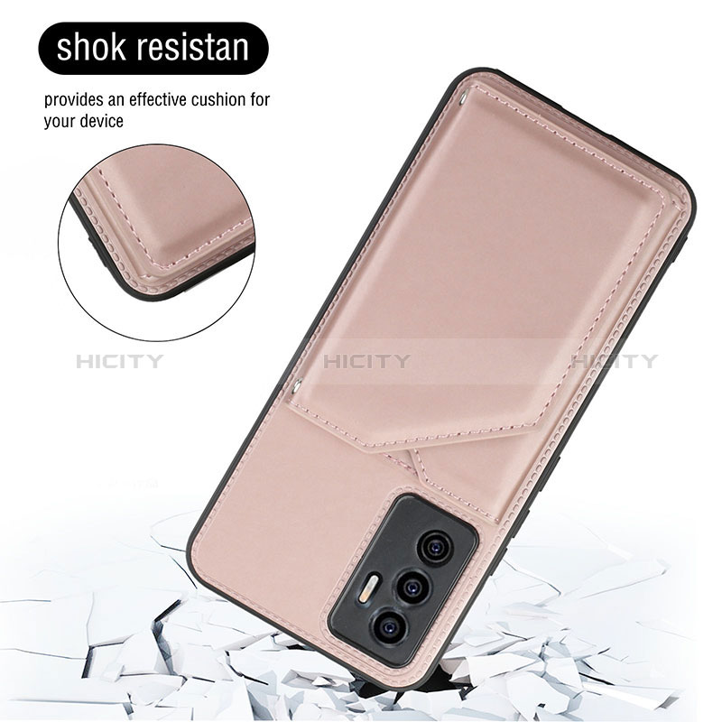 Funda Lujo Cuero Carcasa Y01B para Vivo Y75 4G