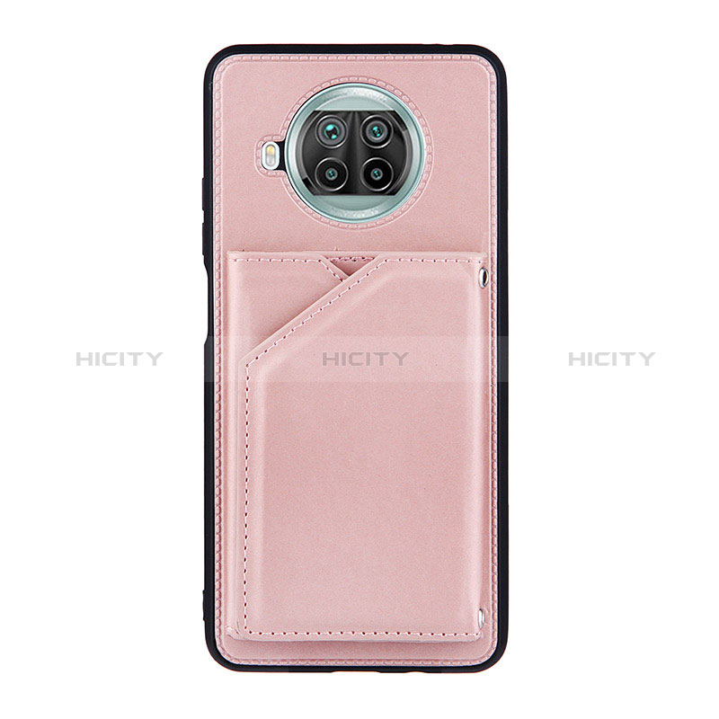 Funda Lujo Cuero Carcasa Y01B para Xiaomi Mi 10i 5G Oro Rosa