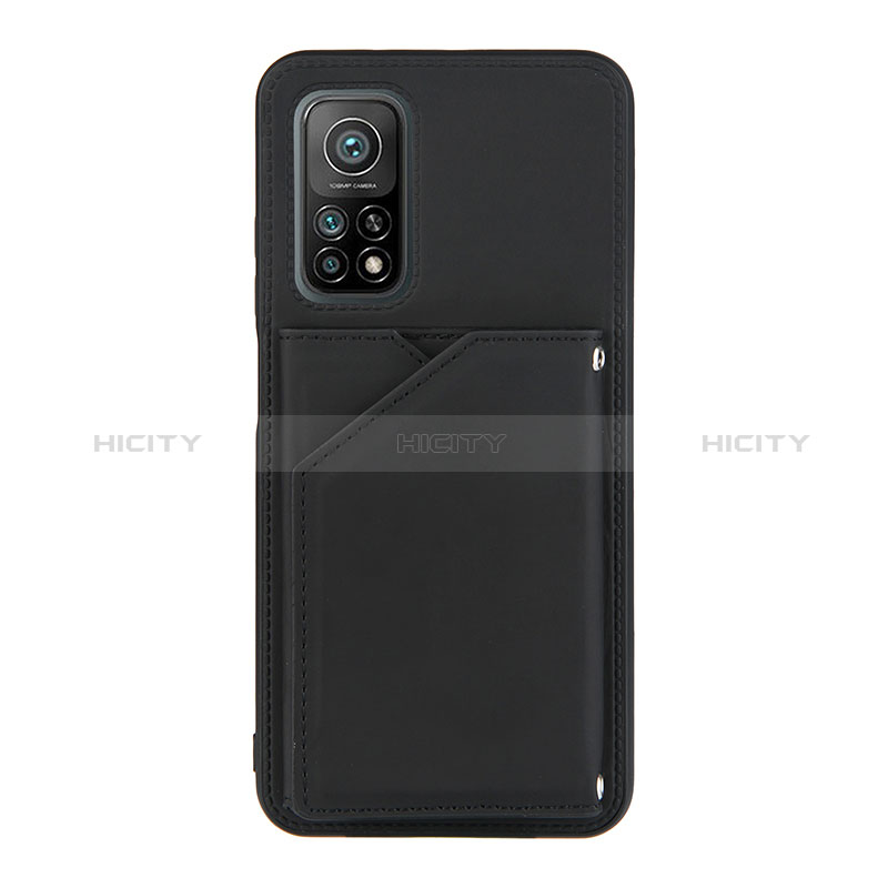 Funda Lujo Cuero Carcasa Y01B para Xiaomi Mi 10T 5G Negro