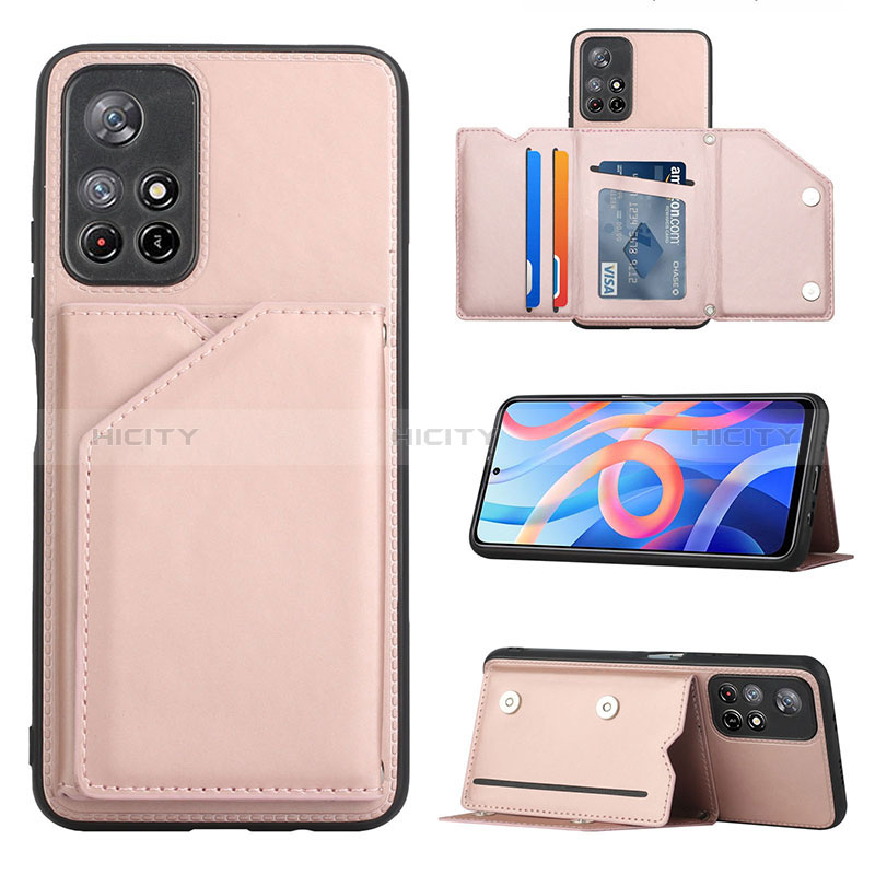 Funda Lujo Cuero Carcasa Y01B para Xiaomi Poco M4 Pro 5G