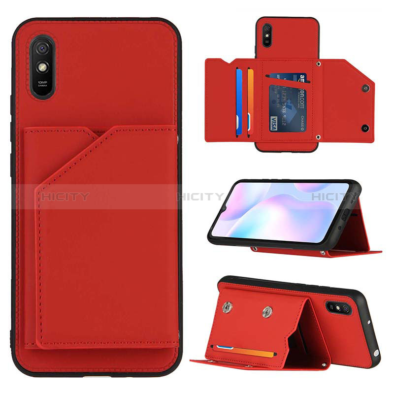 Funda Lujo Cuero Carcasa Y01B para Xiaomi Redmi 9A