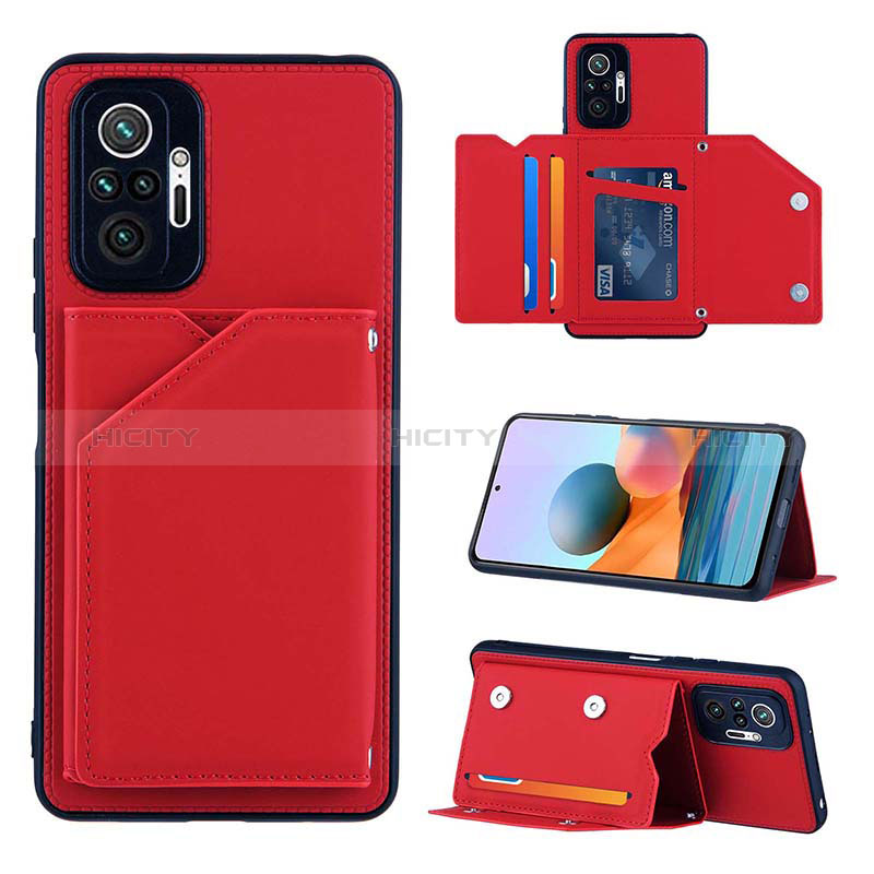 Funda Lujo Cuero Carcasa Y01B para Xiaomi Redmi Note 10 Pro 4G