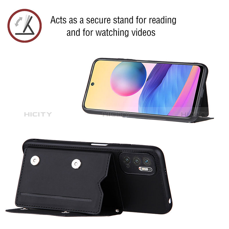 Funda Lujo Cuero Carcasa Y01B para Xiaomi Redmi Note 10T 5G