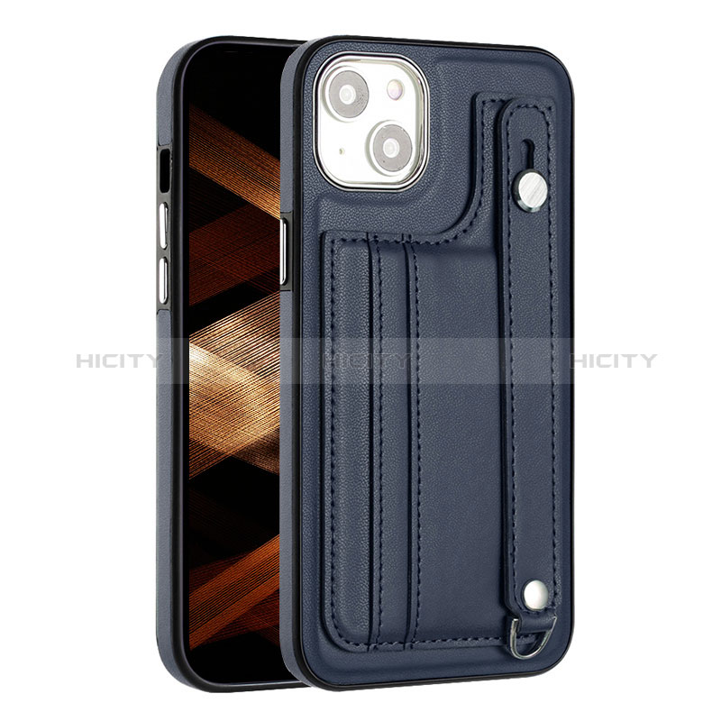 Funda Lujo Cuero Carcasa Y02B para Apple iPhone 15 Plus