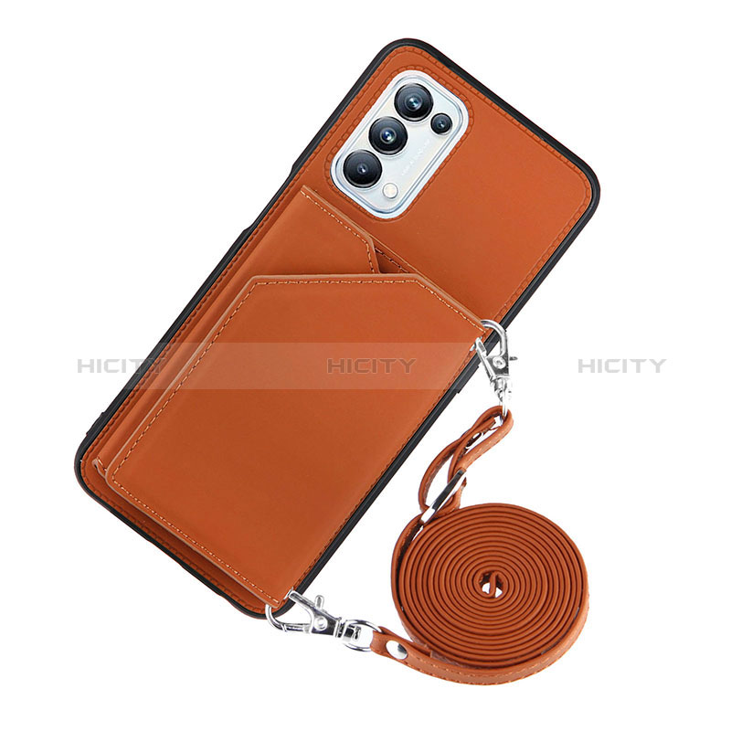 Funda Lujo Cuero Carcasa Y02B para Oppo A54 5G