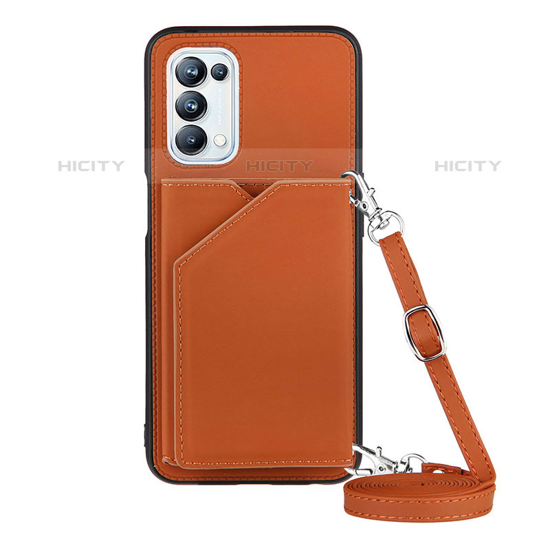 Funda Lujo Cuero Carcasa Y02B para Oppo A93 5G