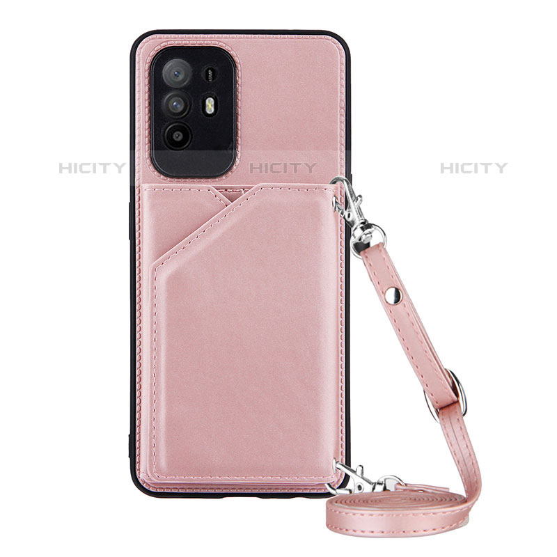 Funda Lujo Cuero Carcasa Y02B para Oppo A94 5G