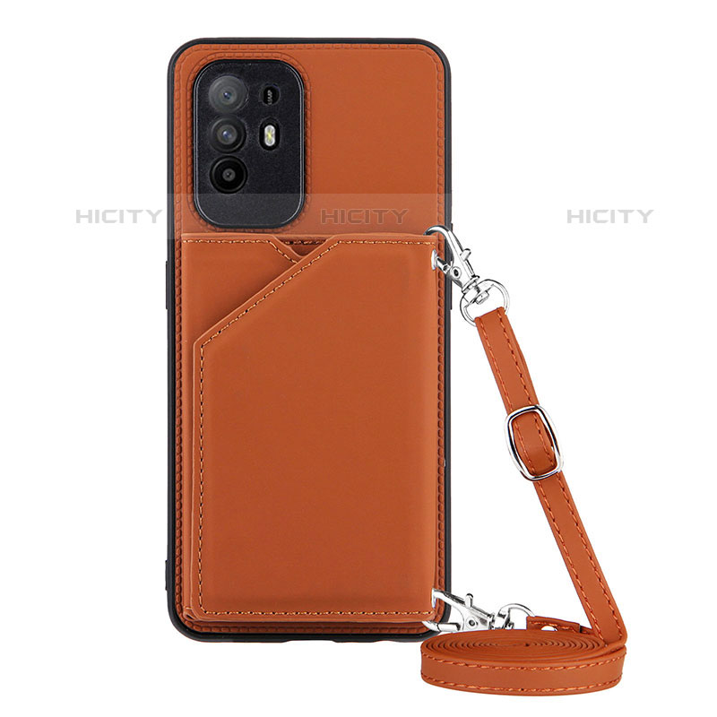 Funda Lujo Cuero Carcasa Y02B para Oppo F19 Pro+ Plus 5G