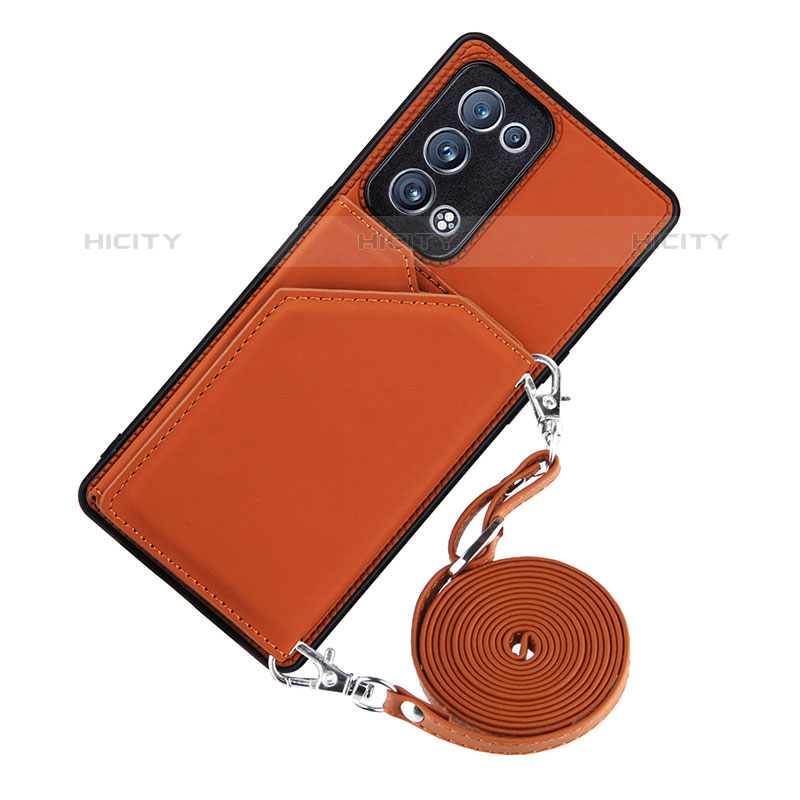 Funda Lujo Cuero Carcasa Y02B para Oppo Reno6 Pro+ Plus 5G