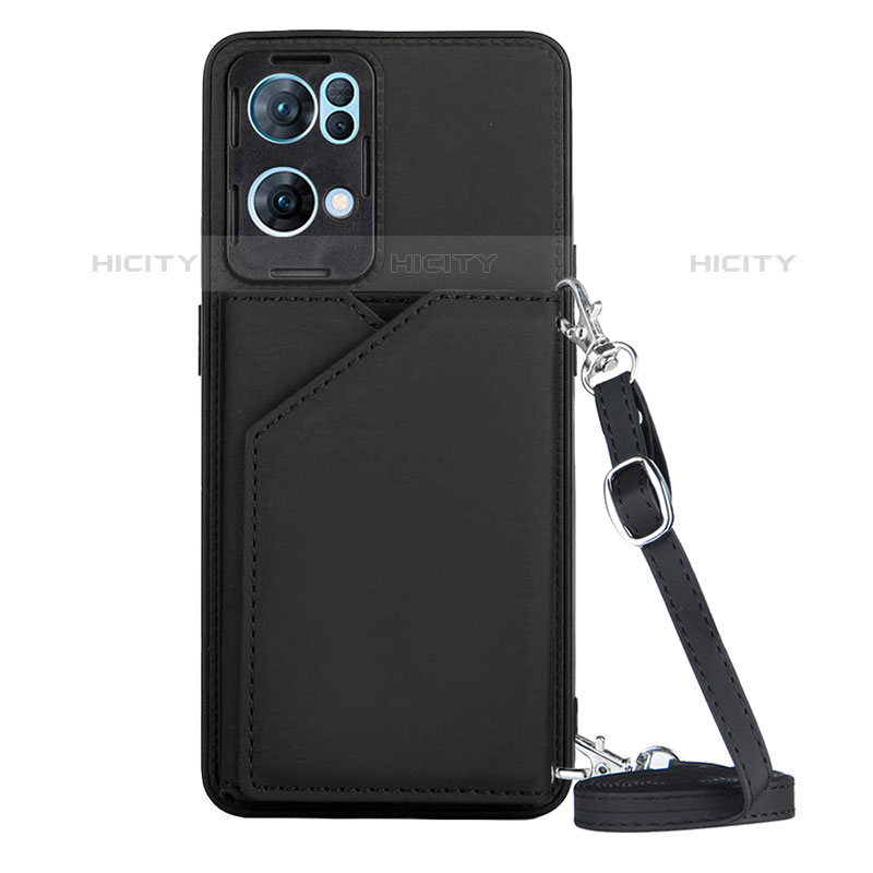 Funda Lujo Cuero Carcasa Y02B para Oppo Reno7 Pro 5G