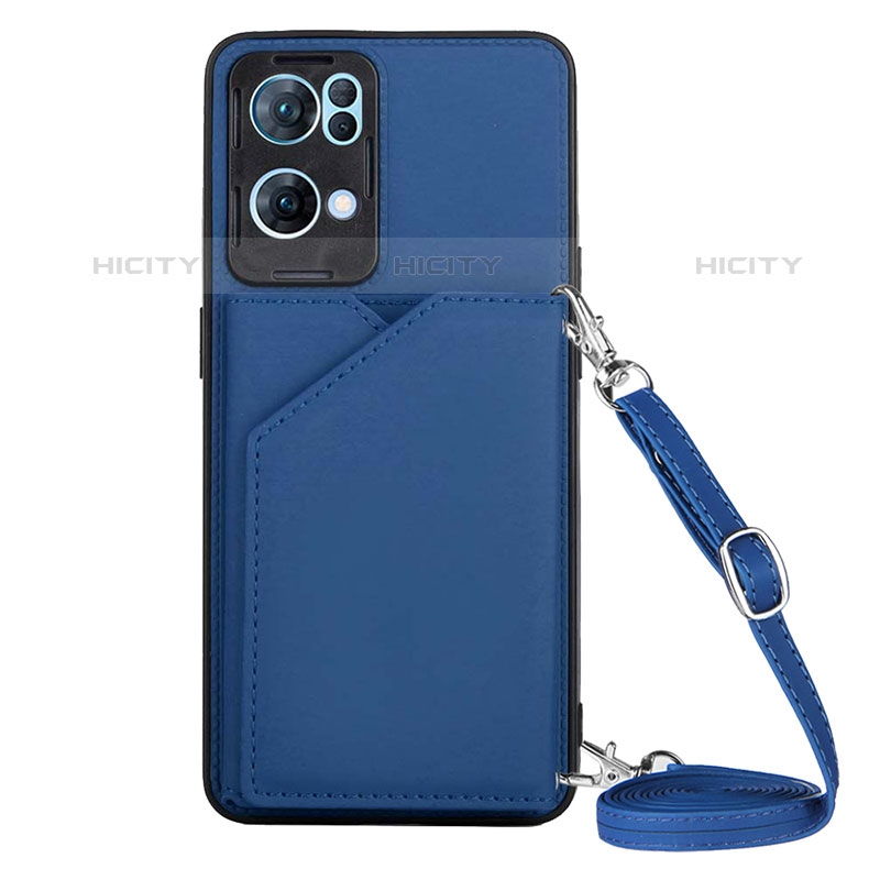 Funda Lujo Cuero Carcasa Y02B para Oppo Reno7 Pro 5G