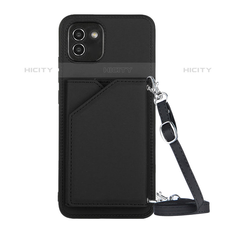 Funda Lujo Cuero Carcasa Y02B para Samsung Galaxy A03