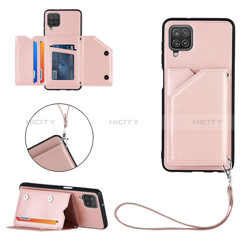 Funda Lujo Cuero Carcasa Y02B para Samsung Galaxy A12 Nacho