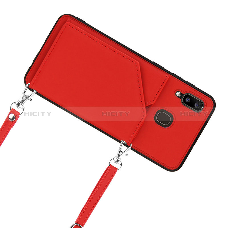 Funda Lujo Cuero Carcasa Y02B para Samsung Galaxy A20