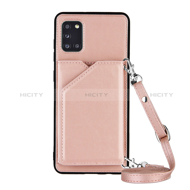 Funda Lujo Cuero Carcasa Y02B para Samsung Galaxy A31