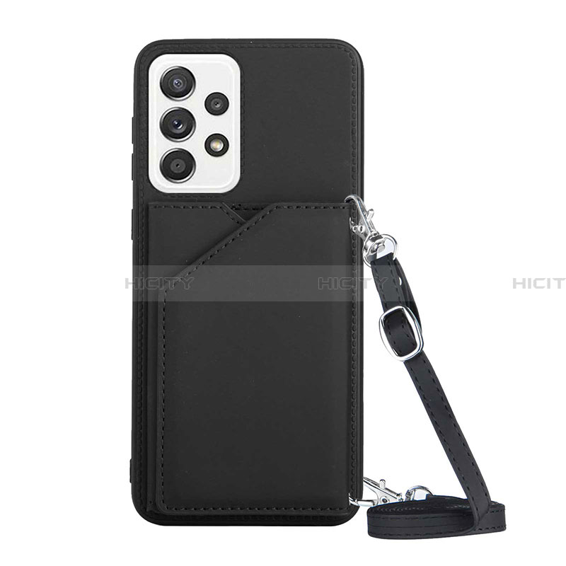 Funda Lujo Cuero Carcasa Y02B para Samsung Galaxy A33 5G Negro