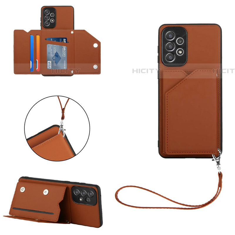 Funda Lujo Cuero Carcasa Y02B para Samsung Galaxy A73 5G