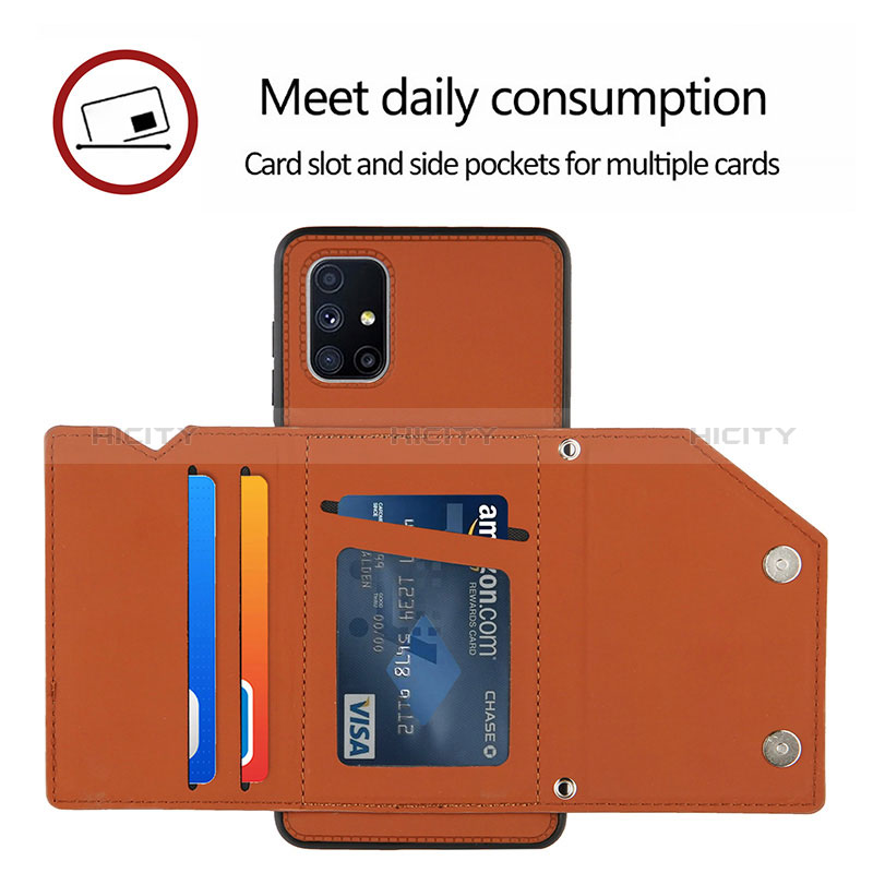 Funda Lujo Cuero Carcasa Y02B para Samsung Galaxy M51