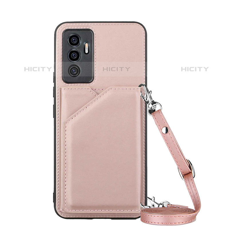 Funda Lujo Cuero Carcasa Y02B para Vivo V23e