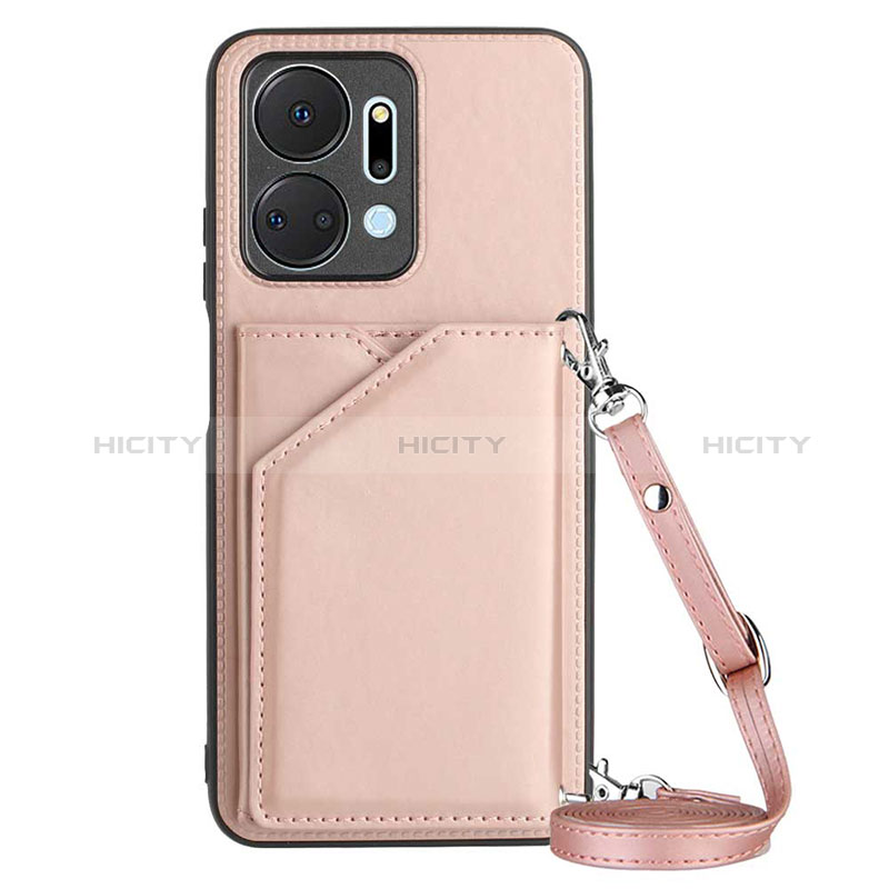 Funda Lujo Cuero Carcasa Y03B para Huawei Honor X7a