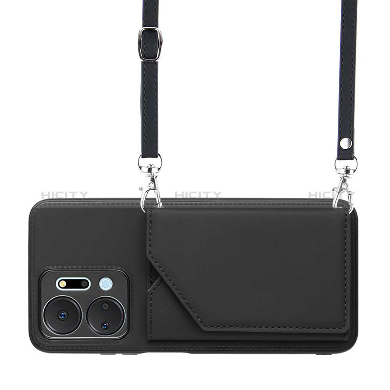 Funda Lujo Cuero Carcasa Y03B para Huawei Honor X7a