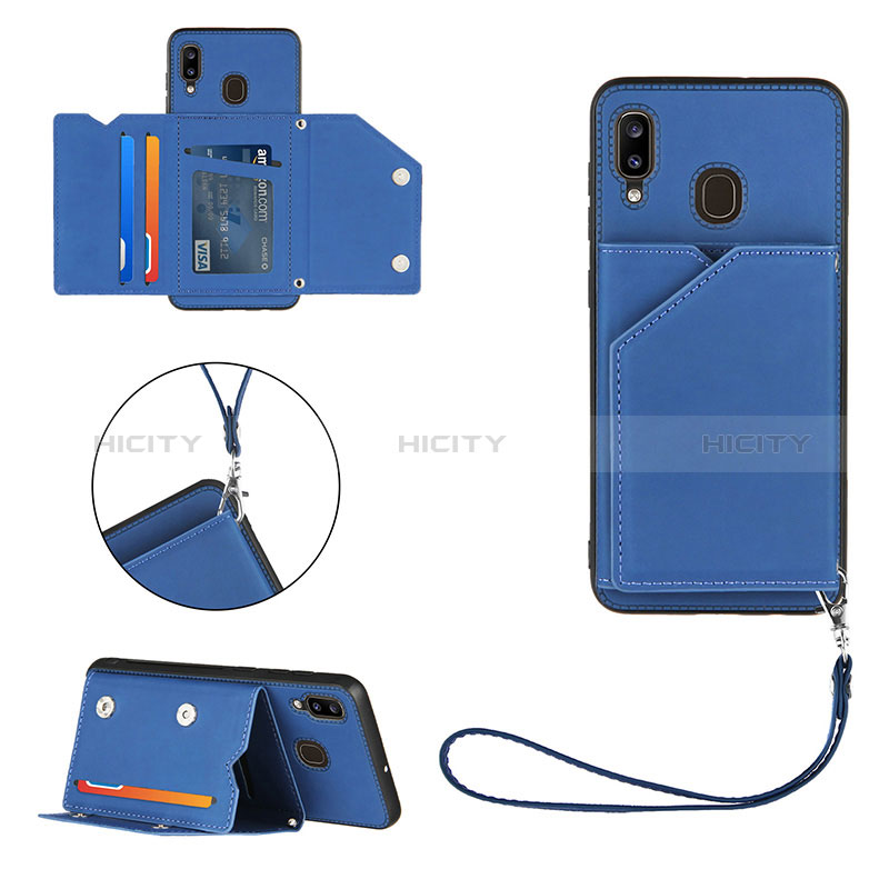 Funda Lujo Cuero Carcasa Y03B para Samsung Galaxy A20