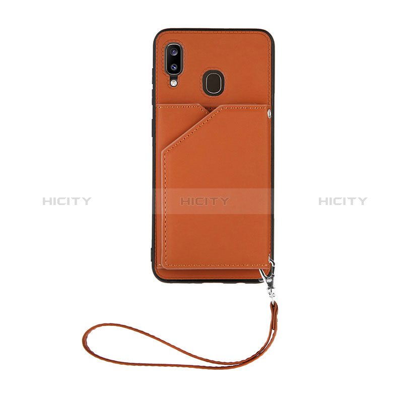 Funda Lujo Cuero Carcasa Y03B para Samsung Galaxy A20