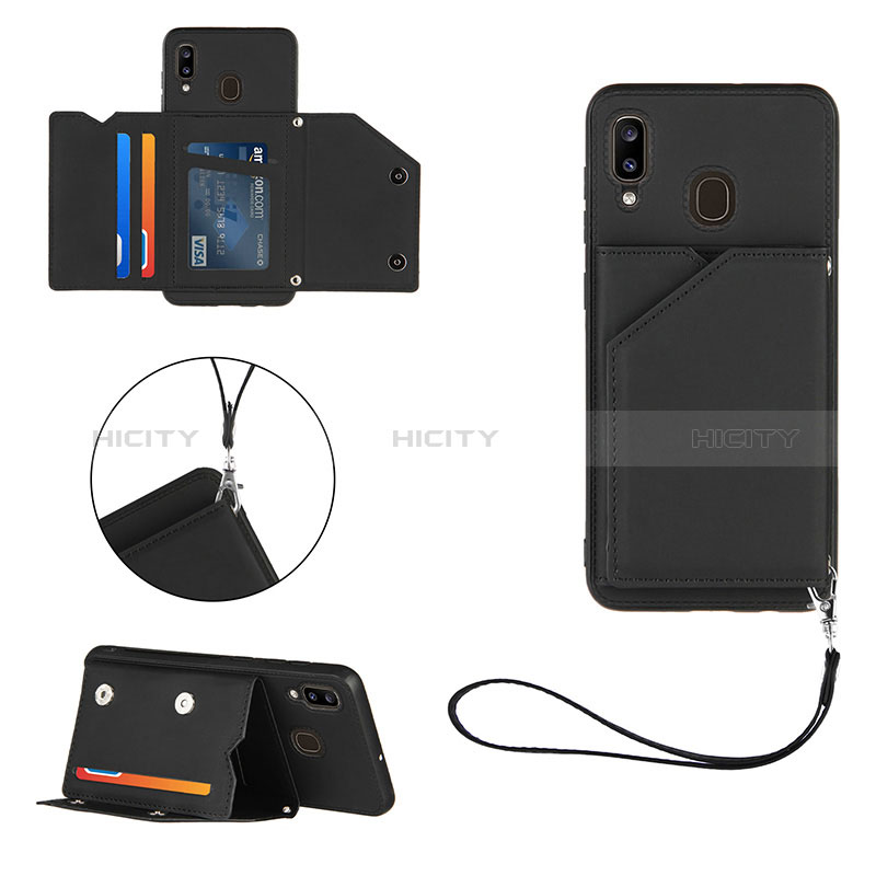 Funda Lujo Cuero Carcasa Y03B para Samsung Galaxy A30