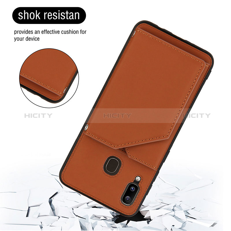 Funda Lujo Cuero Carcasa Y03B para Samsung Galaxy A30