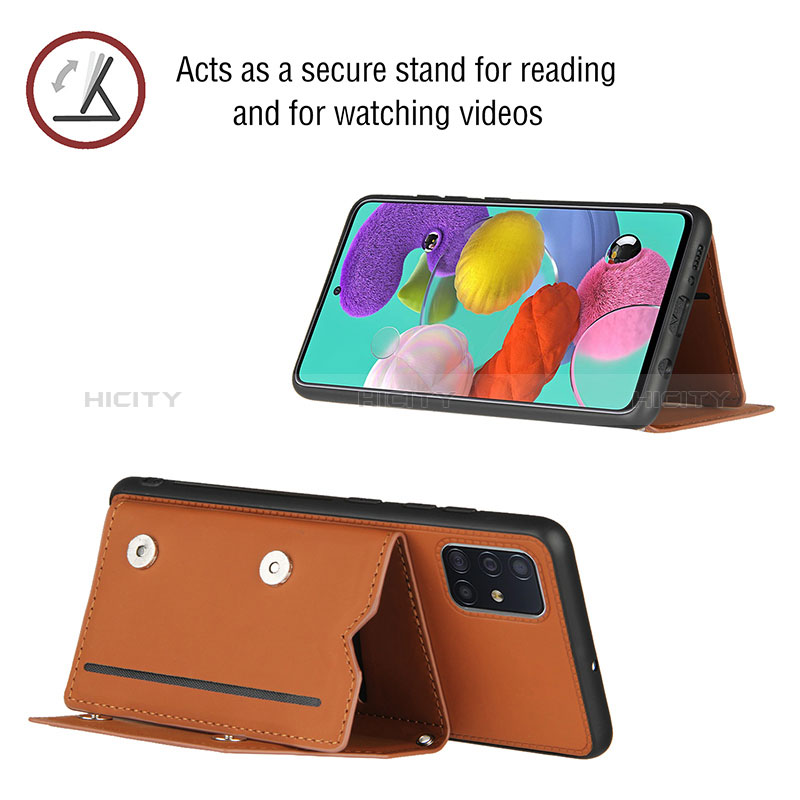 Funda Lujo Cuero Carcasa Y03B para Samsung Galaxy A51 4G