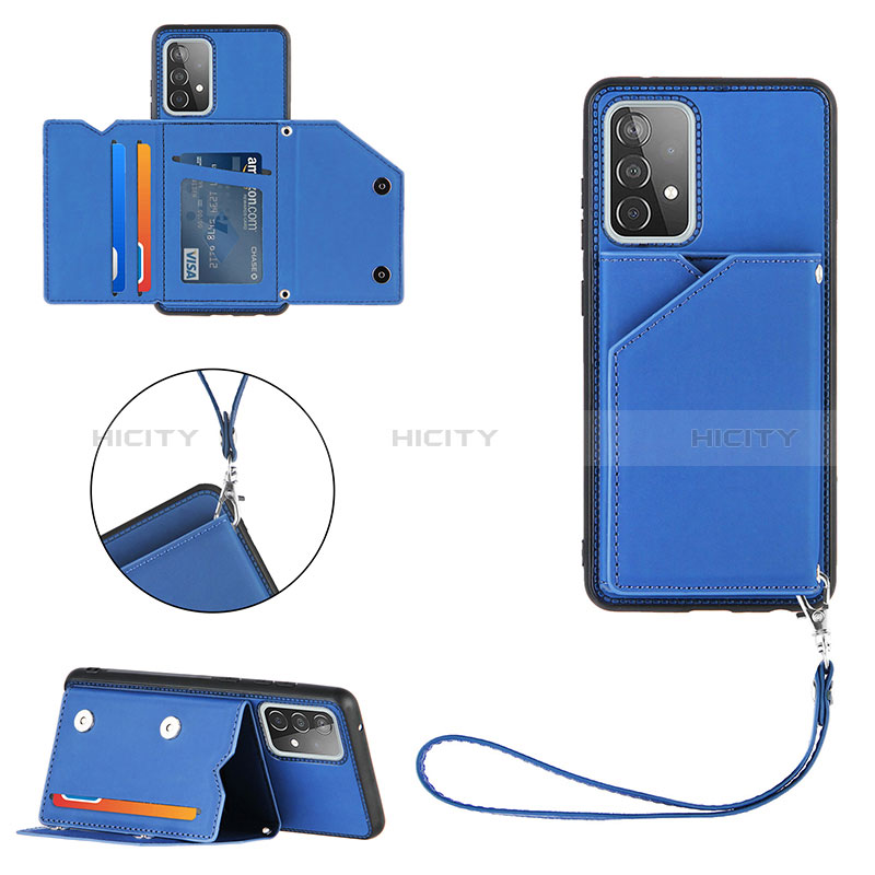 Funda Lujo Cuero Carcasa Y03B para Samsung Galaxy A52s 5G