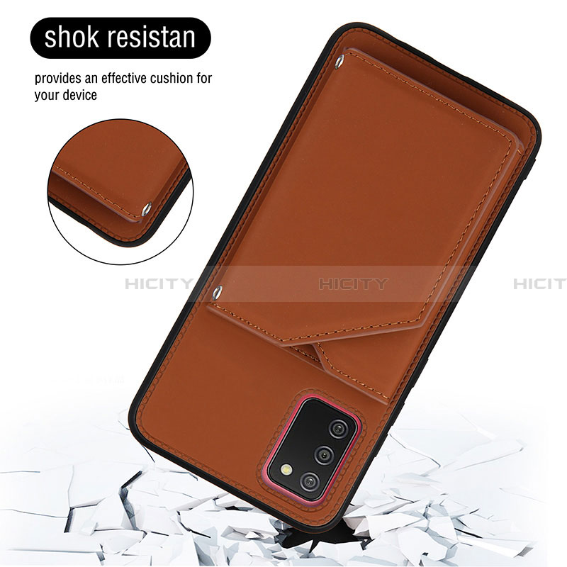 Funda Lujo Cuero Carcasa Y03B para Samsung Galaxy F02S SM-E025F