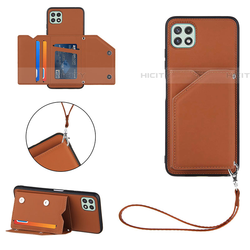 Funda Lujo Cuero Carcasa Y03B para Samsung Galaxy F42 5G