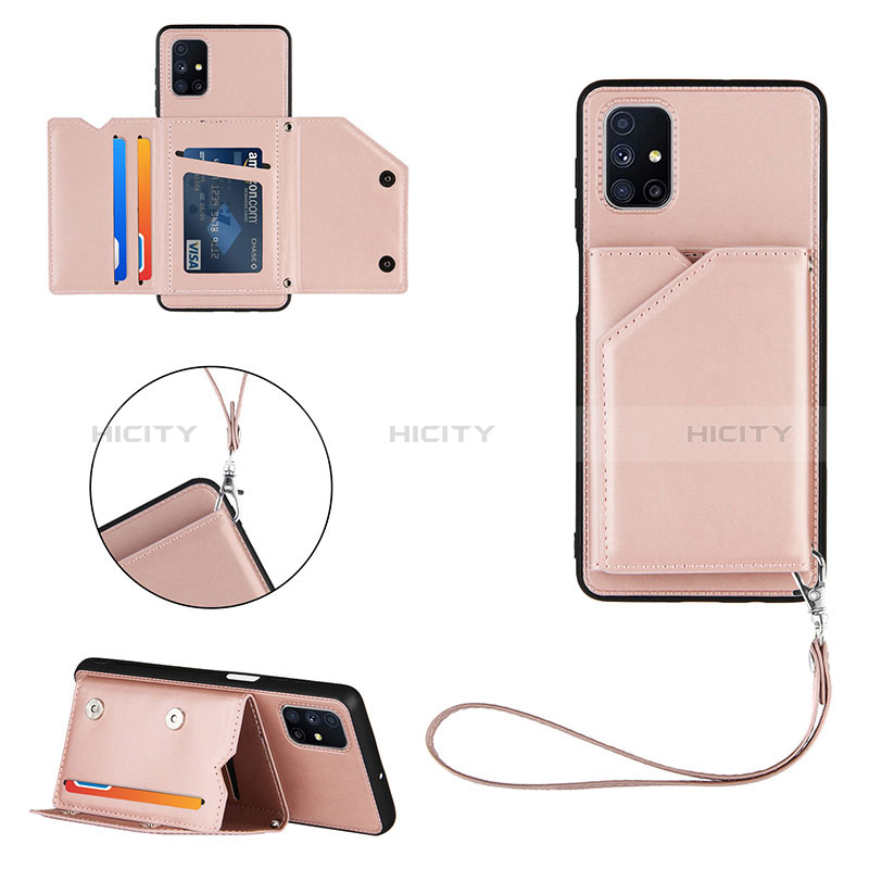 Funda Lujo Cuero Carcasa Y03B para Samsung Galaxy M51