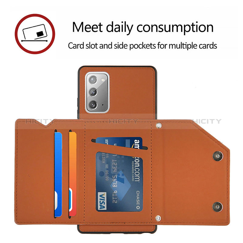 Funda Lujo Cuero Carcasa Y03B para Samsung Galaxy Note 20 5G