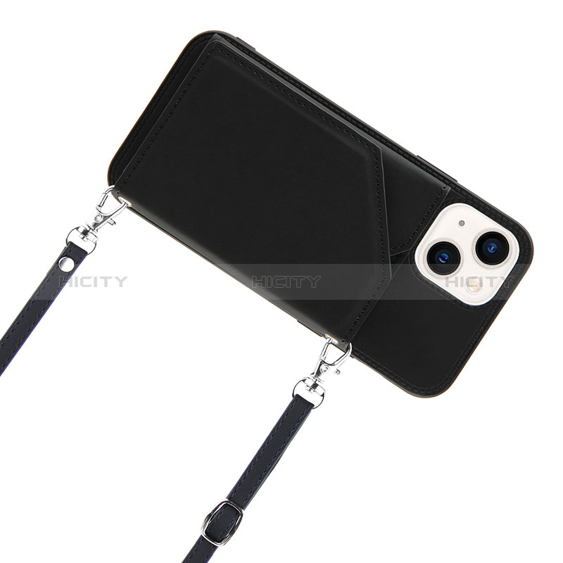 Funda Lujo Cuero Carcasa Y04B para Apple iPhone 15