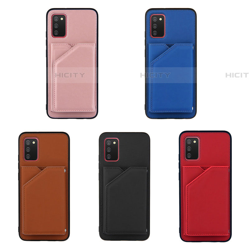 Funda Lujo Cuero Carcasa Y04B para Samsung Galaxy A03s