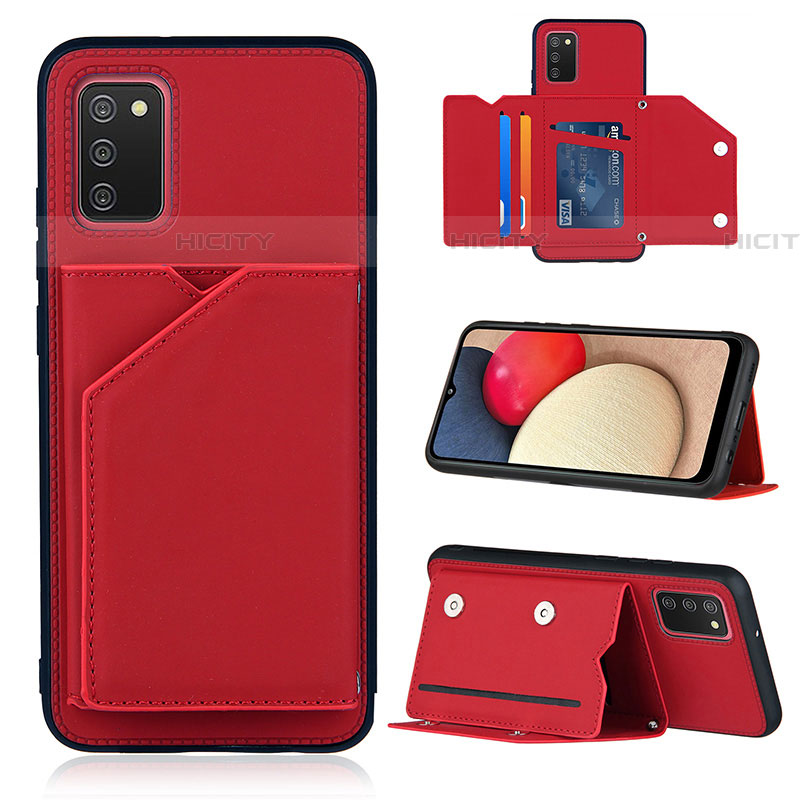 Funda Lujo Cuero Carcasa Y04B para Samsung Galaxy A03s