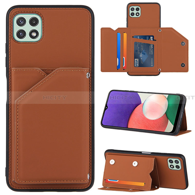 Funda Lujo Cuero Carcasa Y04B para Samsung Galaxy A22 5G