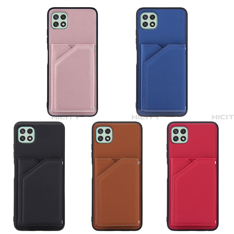 Funda Lujo Cuero Carcasa Y04B para Samsung Galaxy A22 5G