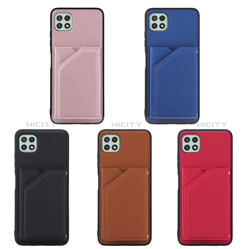 Funda Lujo Cuero Carcasa Y04B para Samsung Galaxy A22s 5G