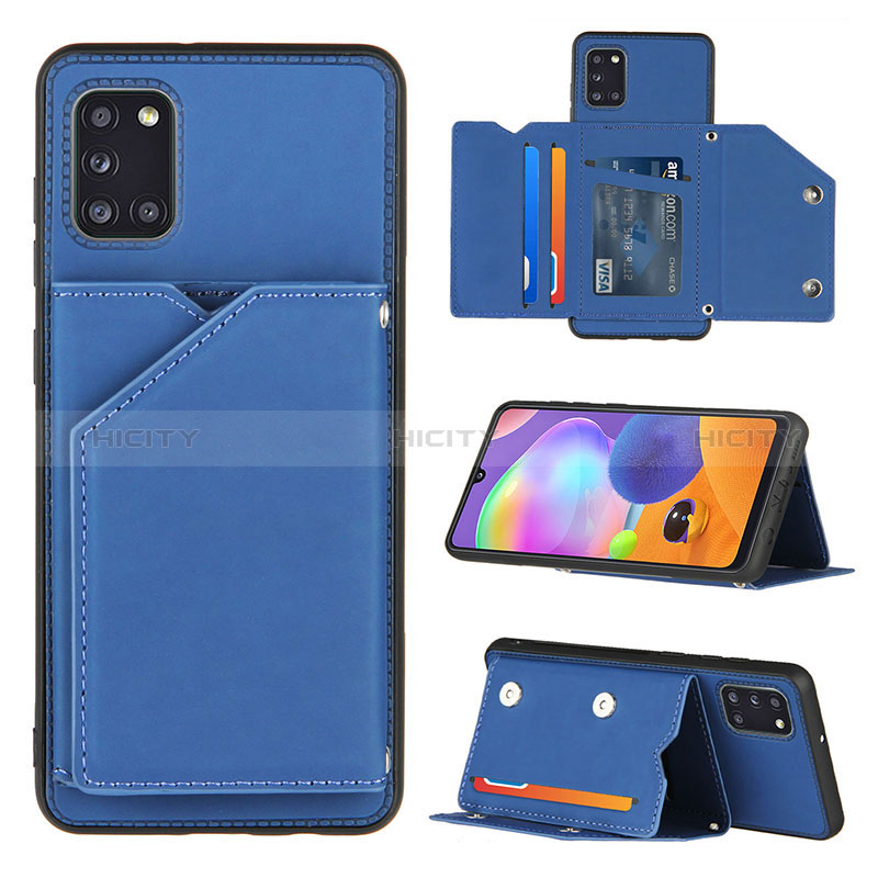 Funda Lujo Cuero Carcasa Y04B para Samsung Galaxy A31