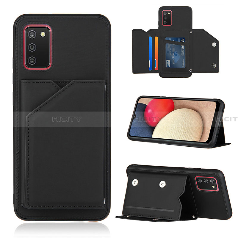 Funda Lujo Cuero Carcasa Y04B para Samsung Galaxy F02S SM-E025F